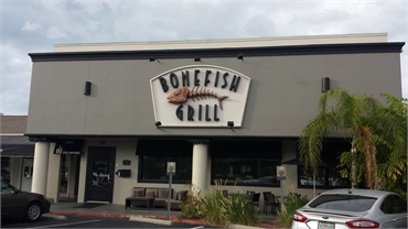 Bonefish Grill at 6 minutes drive to the north of Largo Dental and Implant Center