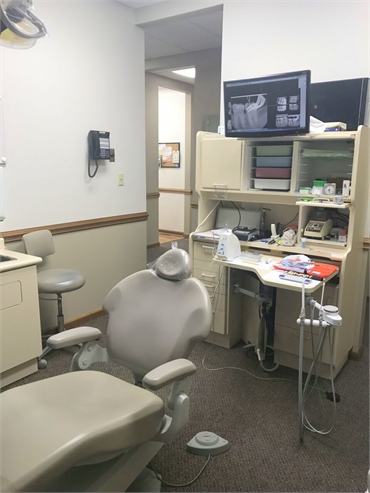 Well organized operatory at the office of Steven Ellinwood DDS Fort Wayne IN 46835