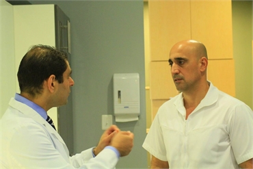 Woodbridge dentists Samer Khattab DDS and Ahmed Uthman DDS meetup to plan for the day