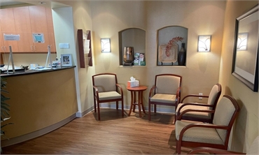 Patient waiting area at Michael Zhang DMD in Tustin
