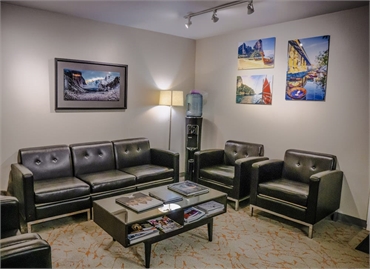 Patient waiting area at Cabrillo Family Dental Care