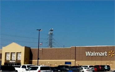 Walmart Supercenter at 9 minutes drive to the east of Bedford dentist Beelman Dental