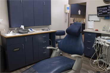 Treatment chair at Cambridge Dental