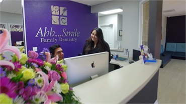 Reception team at Laredo dentist Ahh Smile Family Dentistry