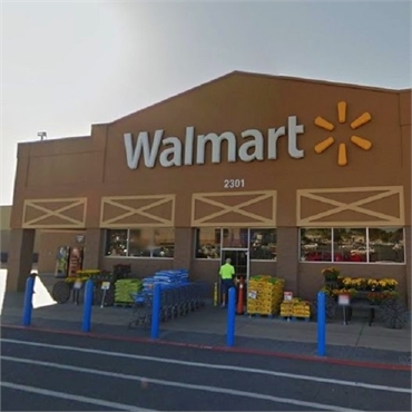 Walmart 2301 W Wellesley Ave located 1.9 miles to the south of Spokane dentist 5 Mile Smiles