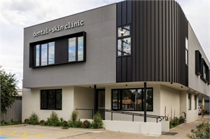 Exterior of Dental + Skin Clinic building