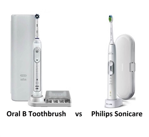 Oral B Toothbrush vs Philips Sonicare Toothbrush. Which is better?