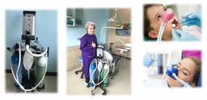 Laughing gas equipment and inventory for nitrious oxide sedation