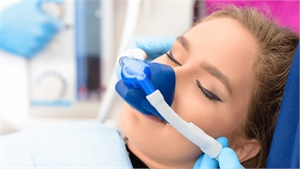 Nitrous oxide sedation - laughing gas delivered in the dentist chair