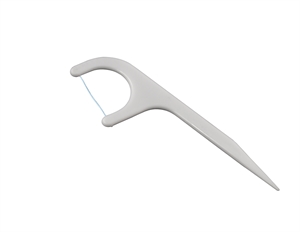 Floss picks are the substitute for the conventional dental floss. The floss pick cleans the interdental spaces (the areas in between the teeth).