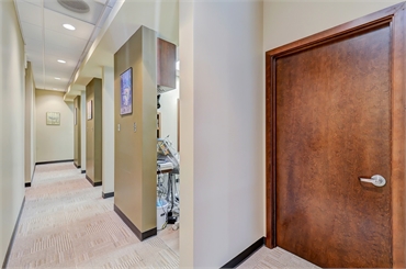 Lined up operatories at Marysville dentist Pinewood Family Dental
