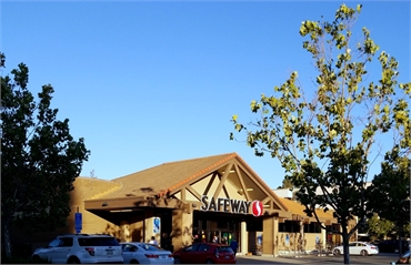 Safeway at 2 minutes drive to the north of Walnut Creek Dentists