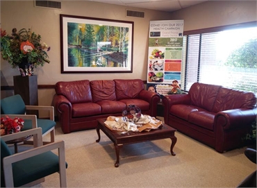 Comfy interiors at Grand Prairie Family Dental