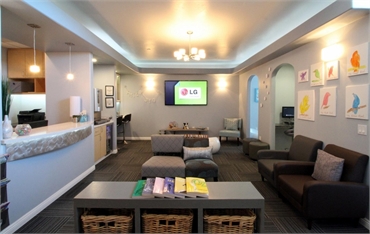 Waiting area of All Smiles Orthodontics and Children's Dentistry
