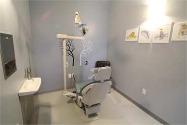 Treatment room at All Smiles Orthodontics and Children's Dentistry