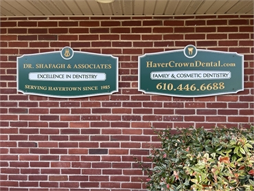 Signboard at HaverCrown Dental