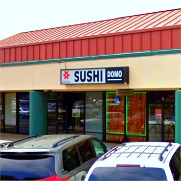 Sushi Domo a few paces to away from Eugene general dentistry Harmony Dental