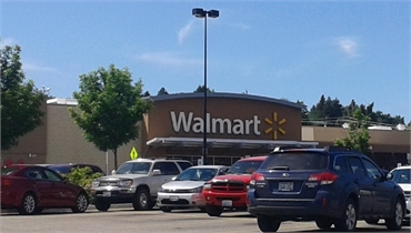 Walmart Supercenter at N Wenatchee Ave at 11 minutes drive to the north of East Wenatchee dentist We