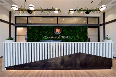 Reception area Landmark Dental