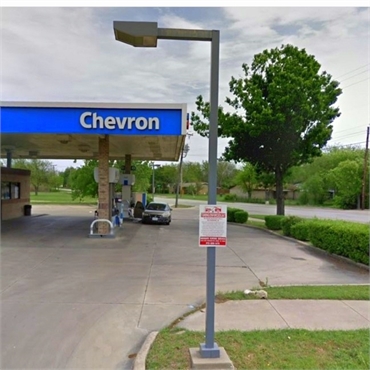 chevron gas station 4646 broadway blvd 1.3 miles to the north of garland dentist la prada family den