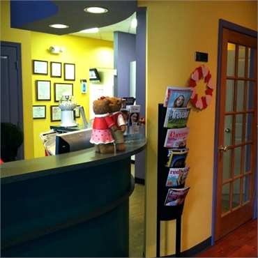 Reception center at Orangetown Smiles