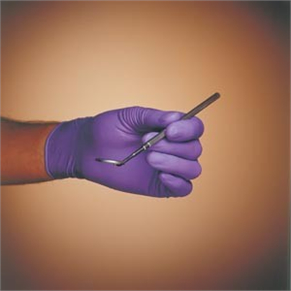 Dental Exam Gloves Kimberly-clark Purple Nitrile