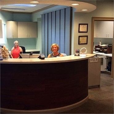 Reception center at Chattanooga cosmetic dentist Shallowford Smiles