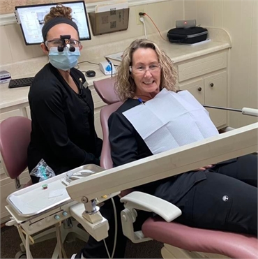 Cosmetic dentistry patient at Vibe Dental of Pulaski