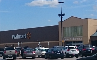 Walmart Supercenter few paces to the east of Vibe Dental of Pulaski
