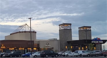 Spokane Tribe Casino at 3 minutes drive to the west of Dr. C Family Dentistry Airway Heights