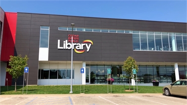 Cedar Rapids Public Library - Ladd Library at 10 minutes drive to the south of Cedar Rapids dentist 