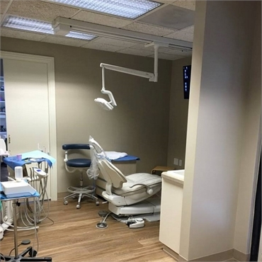 Dental treatment room at the office of John B Chrispens DDS Newport Beach CA 92660
