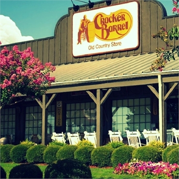 Cracker Barrel Old Country Store just 1.9 miles to the south of Bentonville kids dentist Smile Shopp