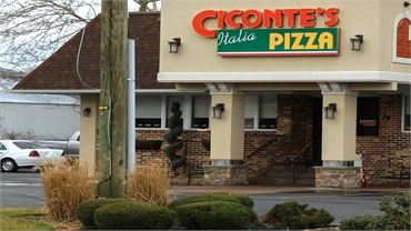 Ciconte's Italia Pizzeria at 4 minutes drive to the north of Premiere Dental of West Deptford