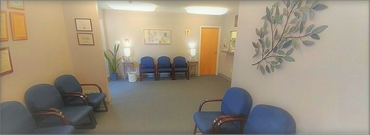 Waiting area at Premiere Dental of West Deptford