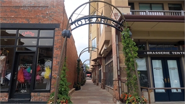 Pearl Street Mall at 6 minutes drive to the southwest of Boulder Smile Design