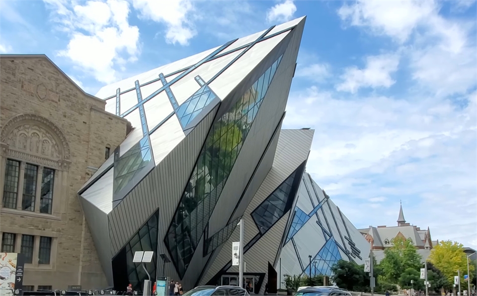 Royal Ontario Museum at 4 minutes drive to the west of Toronto dentist Midtown Dental Centre