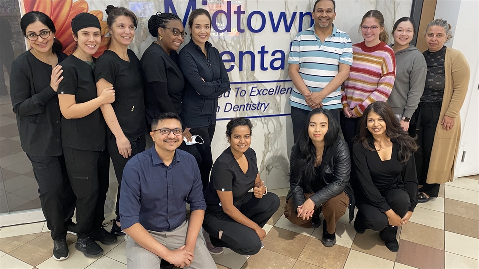 Toronto dentist Dr. Ramlaggan and his team at Midtown Dental Centre