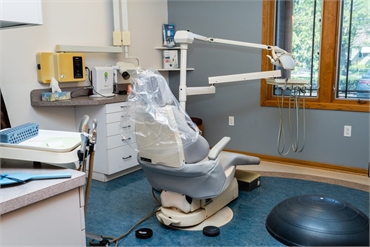 Dental chair at Grand Haven Dental Care