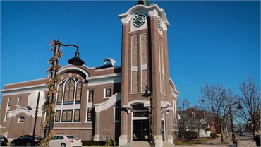 First Reformed Church at 5 minutes drive to the north of Grand Haven Dental Care