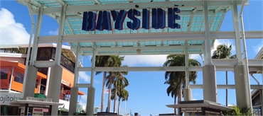 Bayside Marketplace at 24 minutes drive to the northeast of Miami dentist Flossy Smiles Gio Gonzalez