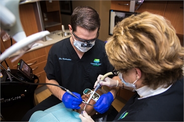 Root canal procedure at Clearwater Dental Associates