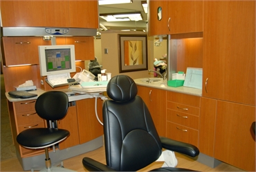 Dental chair at Clearwater Dental Associates
