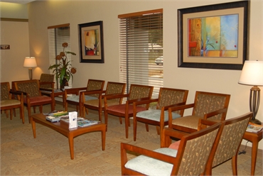 Waiting area at Clearwater Dental Associates