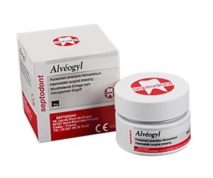Alvogyl medication for dry socket treatment