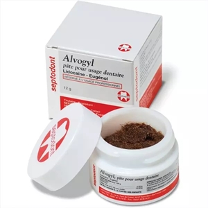 Alvogyl is a dry socket paste medicament which prevents the development of post-extraction dental infections