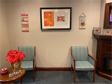 Waiting area at Passes Dental Care Great Neck NY