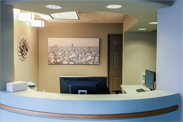 Reception center at Elite Dental