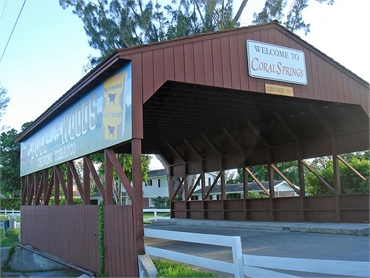 Coral Springs Covered Bridge 5 minutes drive to the north of Coral Springs dentist Dental Wellness T