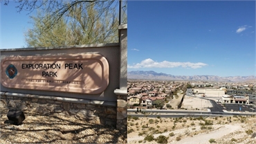 Exploration Peak Park at 12 minutes drive to the south of Stunning Smiles of Las Vegas